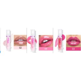 New Tube Lip Rich Lip Color Slightly Spicy Lip Honey Lip Glass Mirror Face Lip Mirror Liquid Lipstick (Option: Set4)