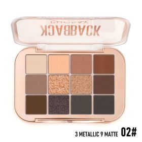 PHOFAY 12 Color Eyeshadow Palette (Option: 02)