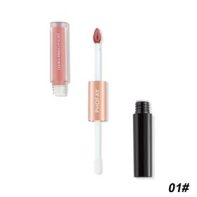 CL021 Double Head Non-stick Cup Lip Gloss (Option: 01)