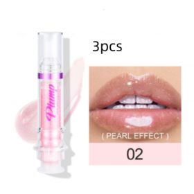 New Tube Lip Rich Lip Color Slightly Spicy Lip Honey Lip Glass Mirror Face Lip Mirror Liquid Lipstick (Option: 2Color3pcs)