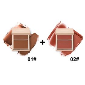 PHOFAY Double-Take Cream & Powder Blush Duo (Option: 1PCS-Set3)