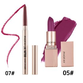 PHOFAY Matte Lipstick (Option: Set8)