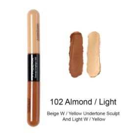 Double Heads Are Suitable For Any Skin Type Natural Color Brightening Liquid Concealer (Option: A 102)