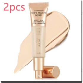 PHOFAY Full Coverage Foundation (Option: 02 2pcs)